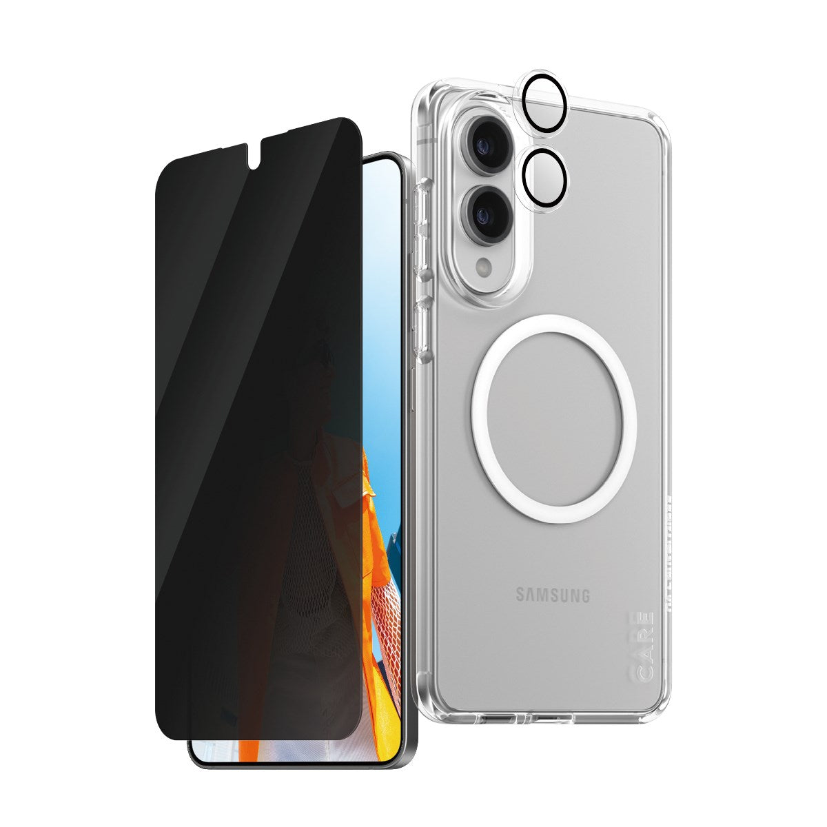 CARE by PanzerGlass® Flagship 3-in-1 Privacy Bundle Samsung Galaxy PS